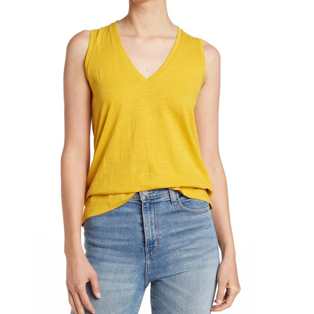 NWT Madewell V-Neck Cotton Tank, XS